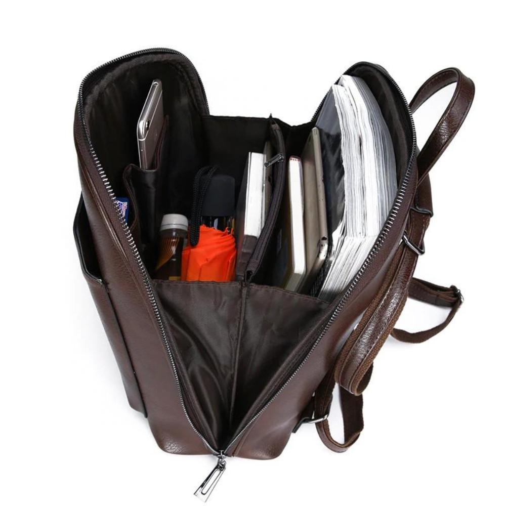 Classic | Leather Backpack with Sleek Design