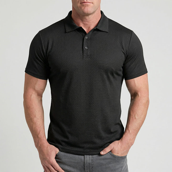 Men’s Silk Short-Sleeve Polo Shirt