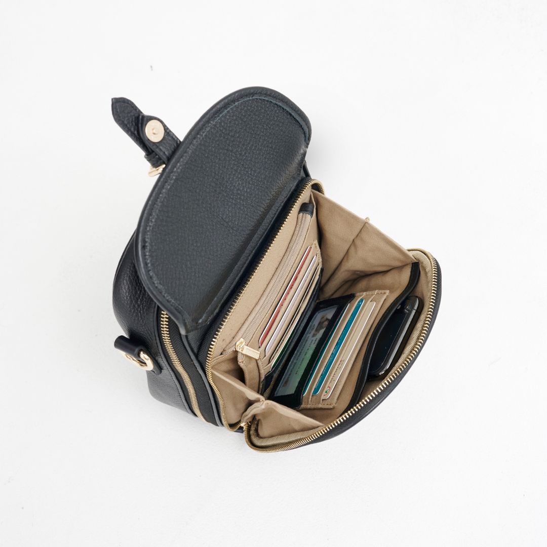 Raven Mini-Messenger - Cognac