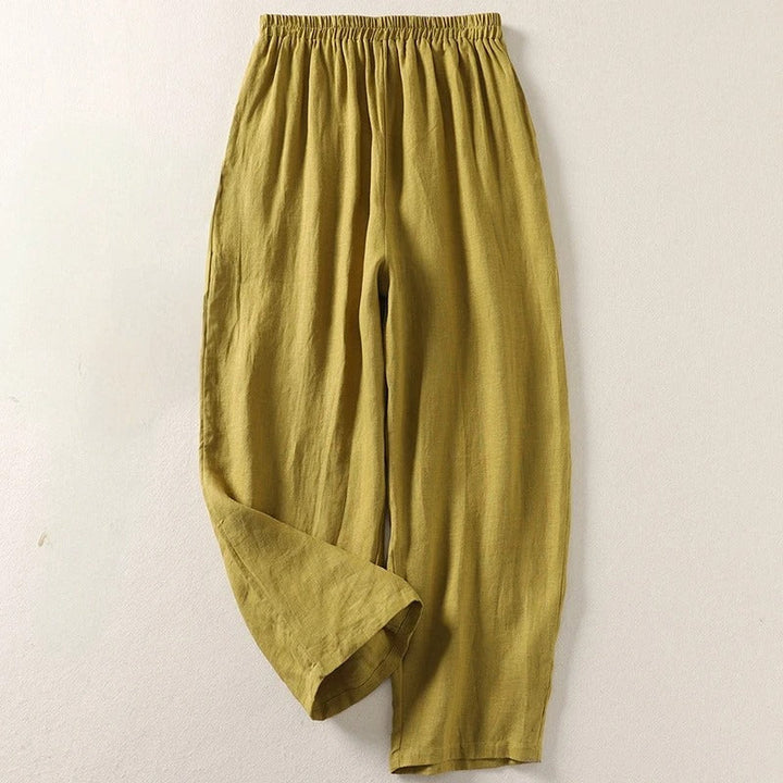 Amalia - Flowing Trousers made from Cotton and Linen