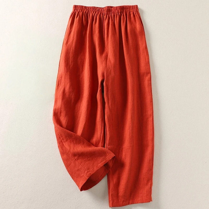 Amalia - Flowing Trousers made from Cotton and Linen