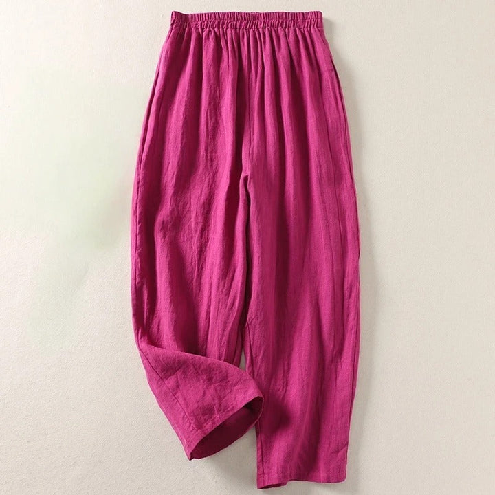 Amalia - Flowing Trousers made from Cotton and Linen