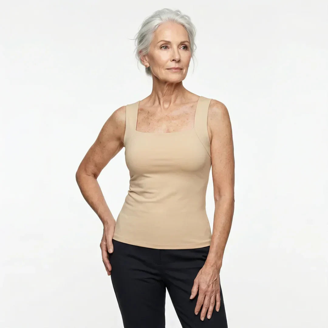 Women’s Built-In Bra Vest Top