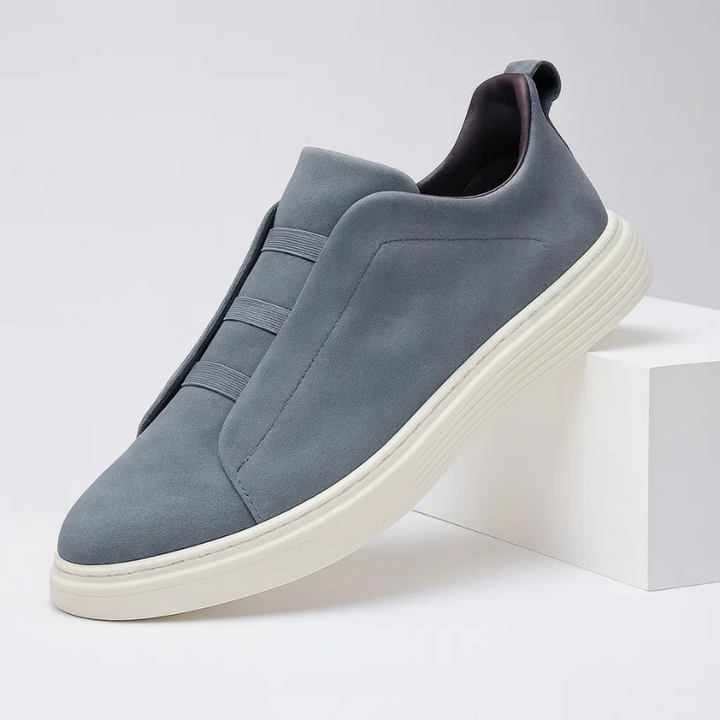Men’s Suede Slip-On Trainers