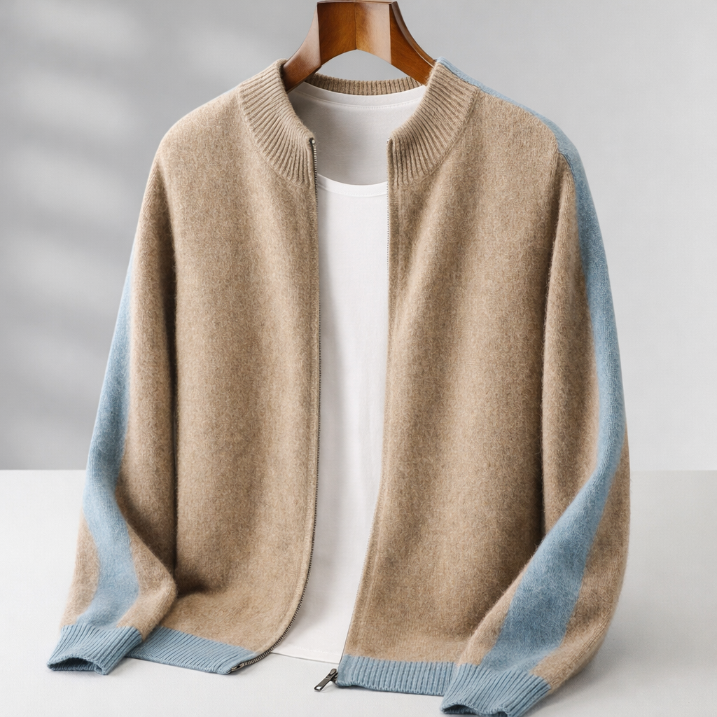 Men’s Wool Quarter-Zip Jumper