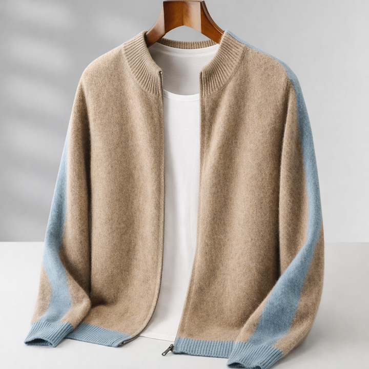 Men’s Wool Quarter-Zip Jumper