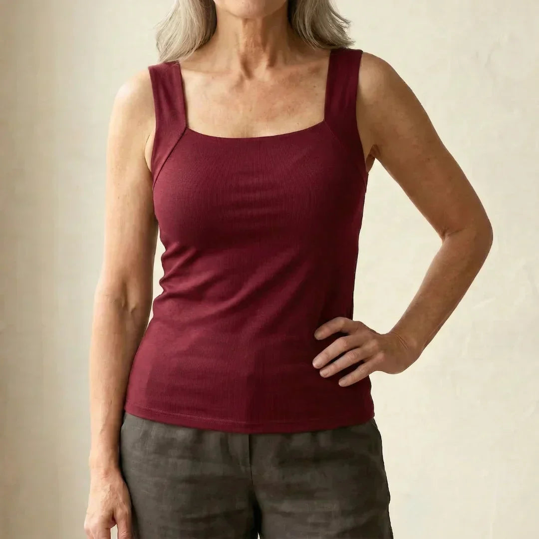 Women’s Built-In Bra Vest Top