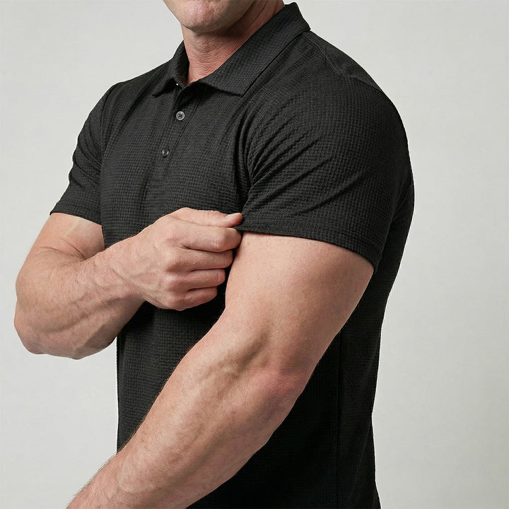 Men’s Silk Short-Sleeve Polo Shirt