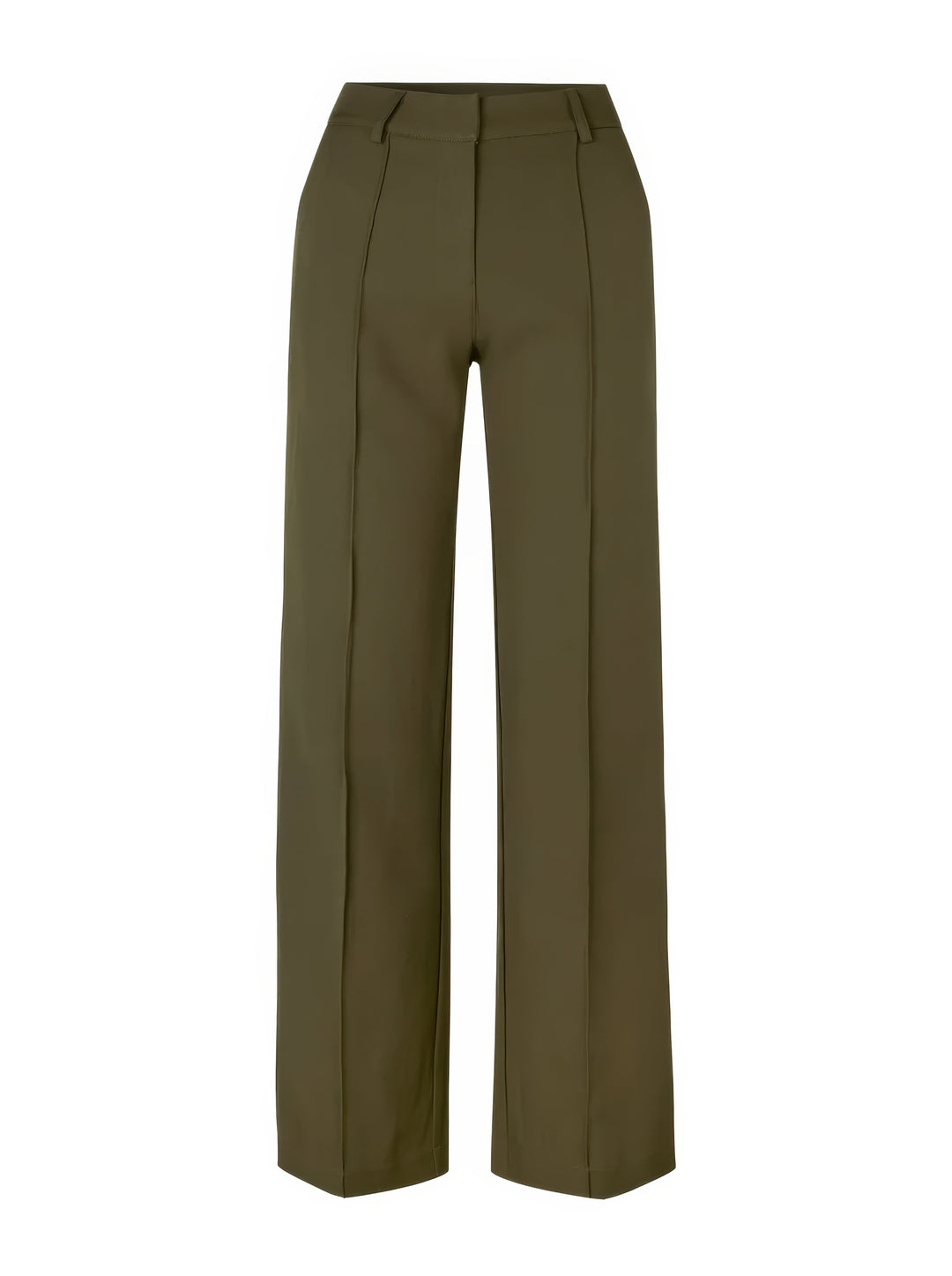 Women’s High-Waisted Styled Wide-Leg Trousers