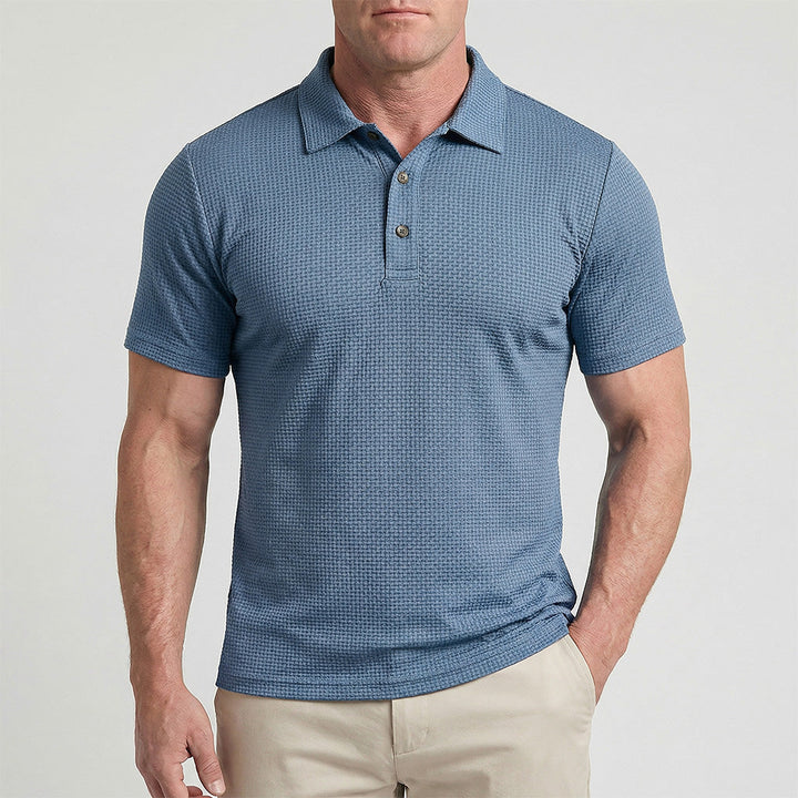 Men’s Silk Short-Sleeve Polo Shirt