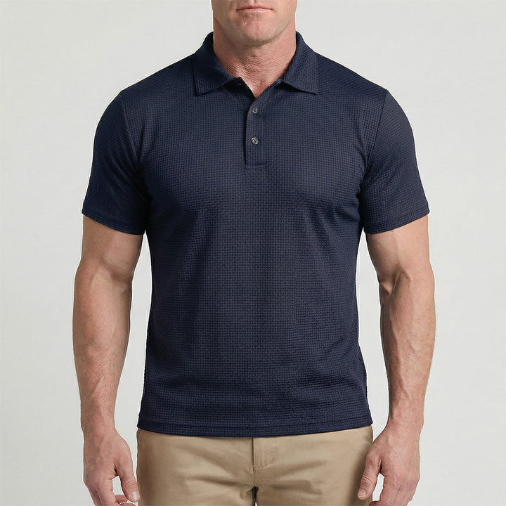 Men’s Silk Short-Sleeve Polo Shirt