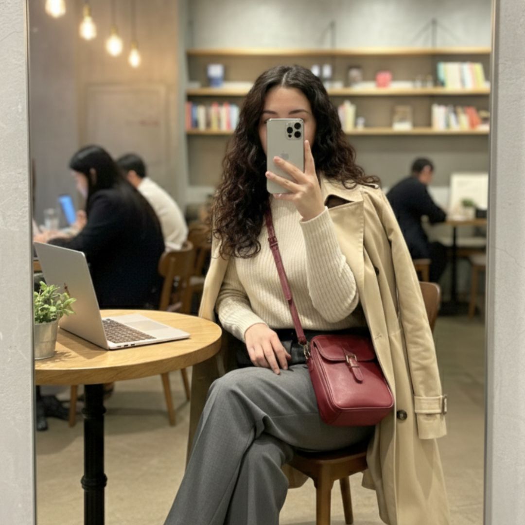 Sienna Mini-Messenger - Gray