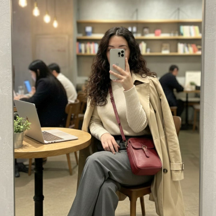 Sienna Mini-Messenger - Gray