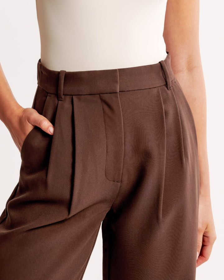 Women’s High-Waisted Wide-Leg Trousers