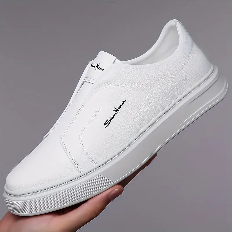 Leather Slip-On Shoes