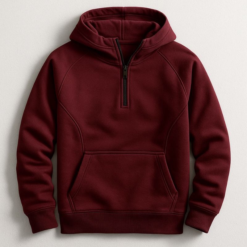 Men’s Quarter-Zip Pullover Hoodie
