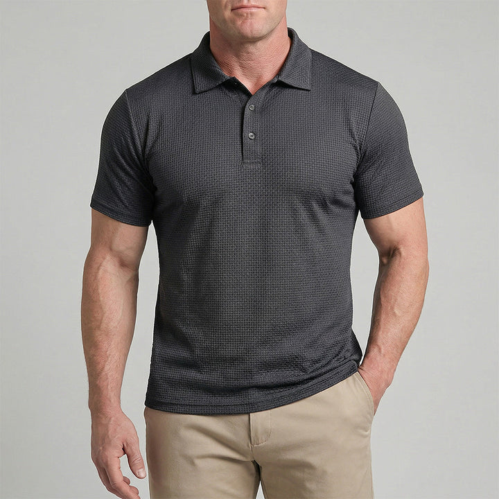 Men’s Silk Short-Sleeve Polo Shirt