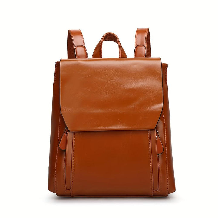 Lina | Hands-Free — Leather Backpack for Work
