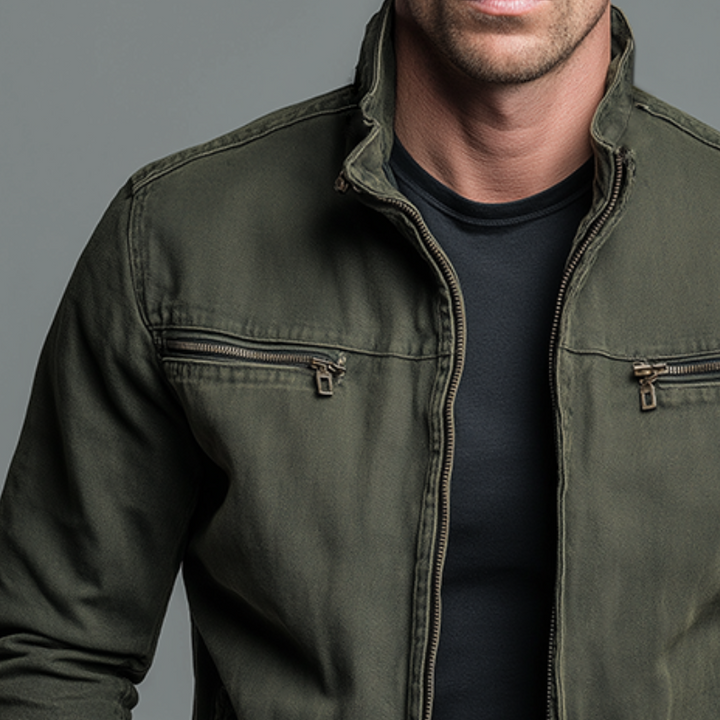 Men’s Cotton Zip Jacket