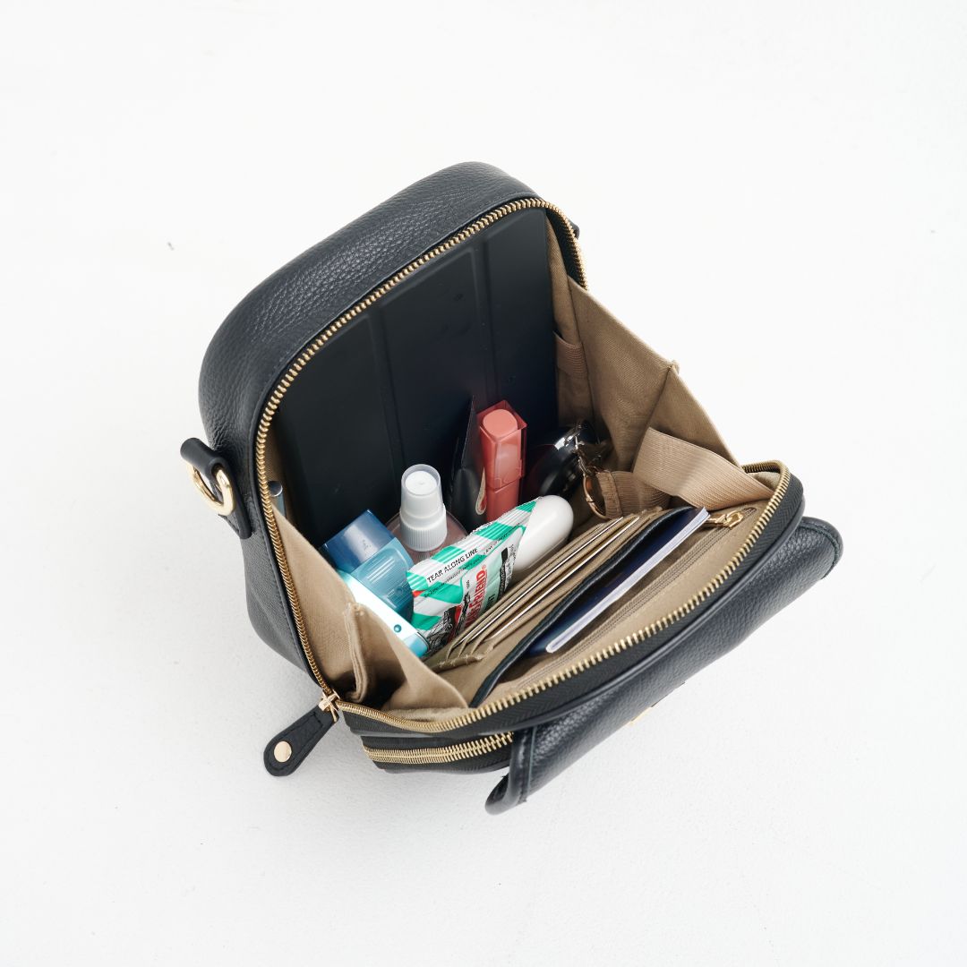 Raven Mini-Messenger - Cognac