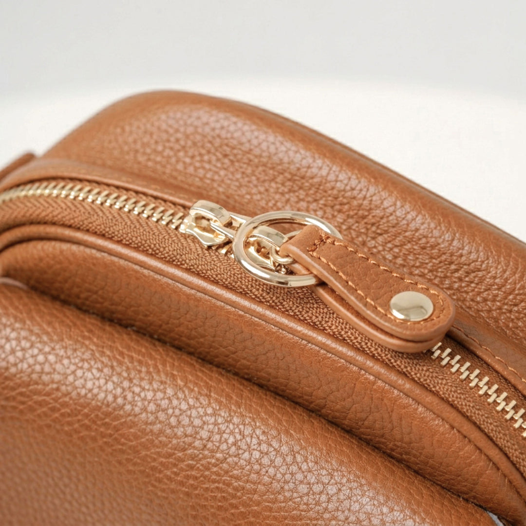 Raven Mini-Messenger - Cognac