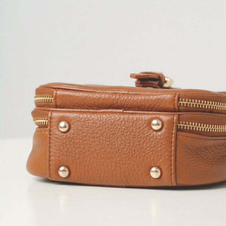 Raven Mini-Messenger - Cognac