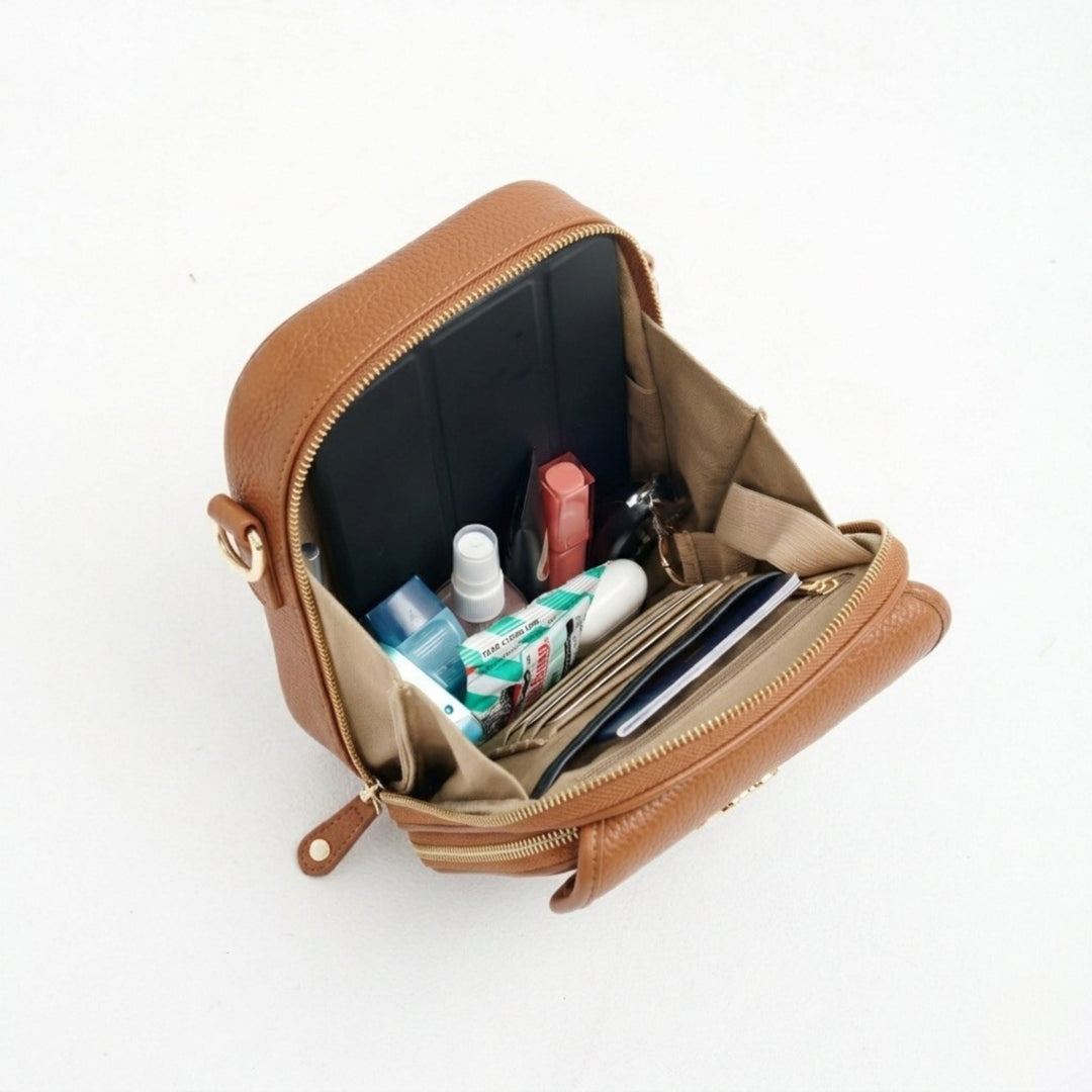 Raven Mini-Messenger - Cognac