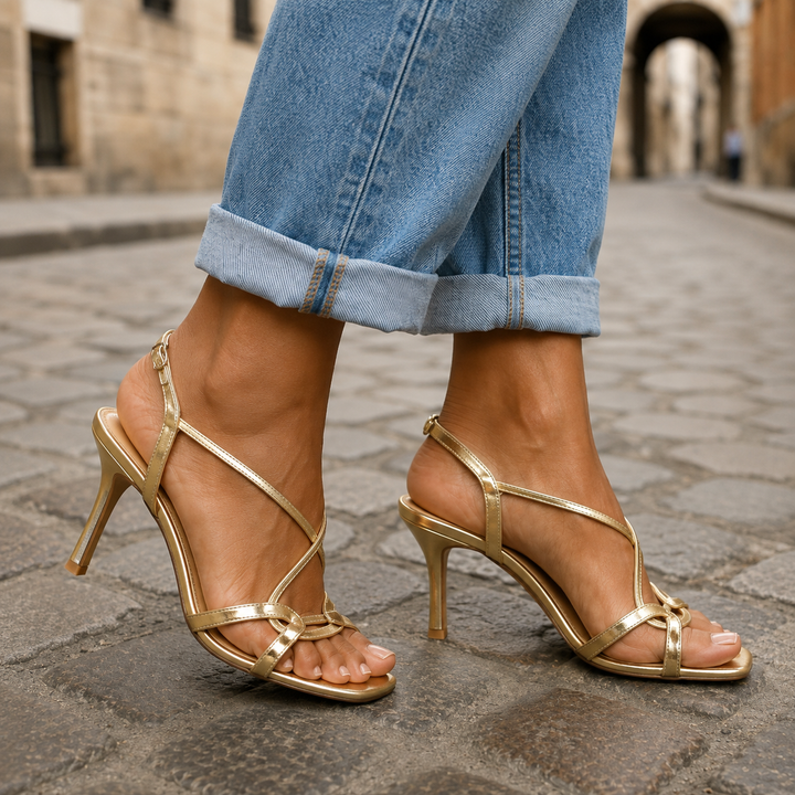 Women’s Strappy Slingback Stiletto Sandals