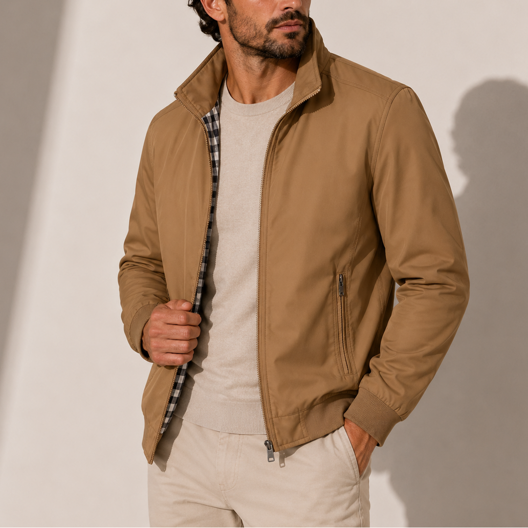 Men’s Zip-Up Bomber Jacket