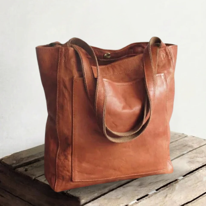 Lorena | Never Search Again — Leather Bag with Compartments