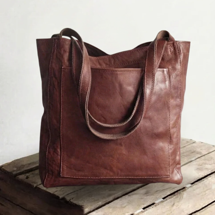Lorena | Never Search Again — Leather Bag with Compartments