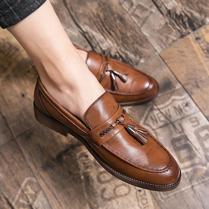Men’s Leather Tassel Loafers