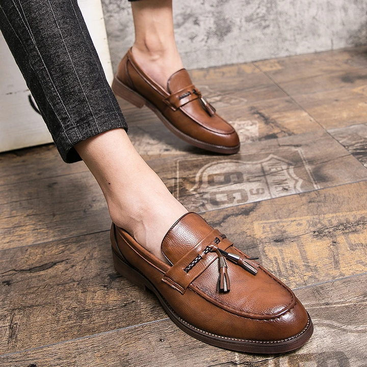Men’s Leather Tassel Loafers