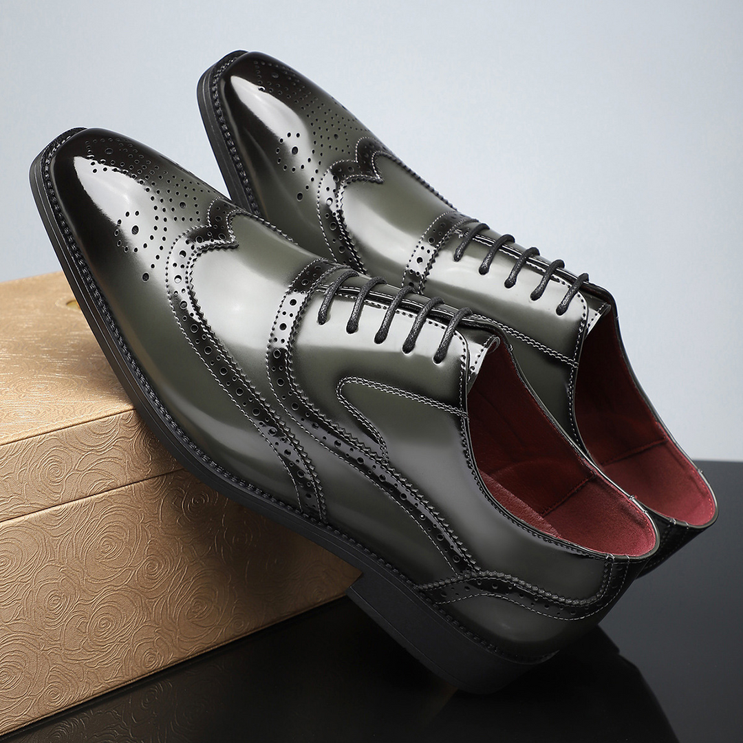 Men’s Leather Brogue Oxford Shoes