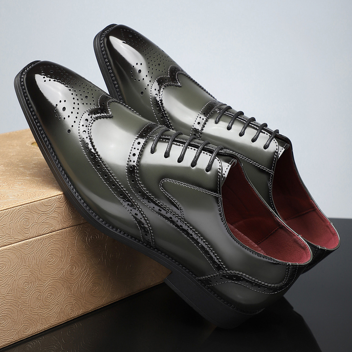 Men’s Leather Brogue Oxford Shoes