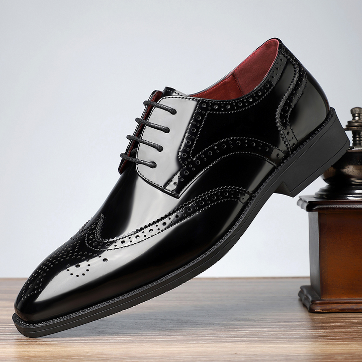 Men’s Leather Brogue Oxford Shoes