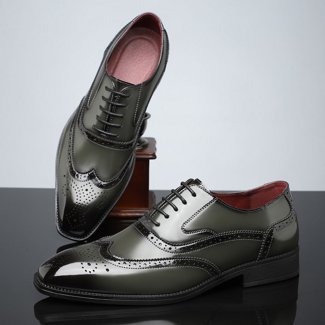 Men’s Leather Brogue Oxford Shoes