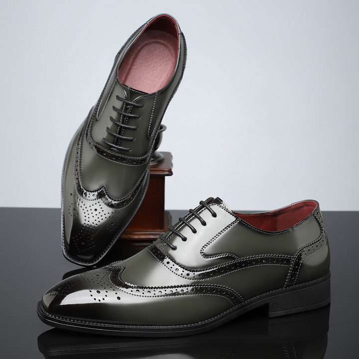 Men’s Leather Brogue Oxford Shoes