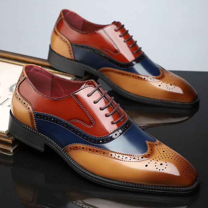 Men’s Leather Brogue Oxford Shoes