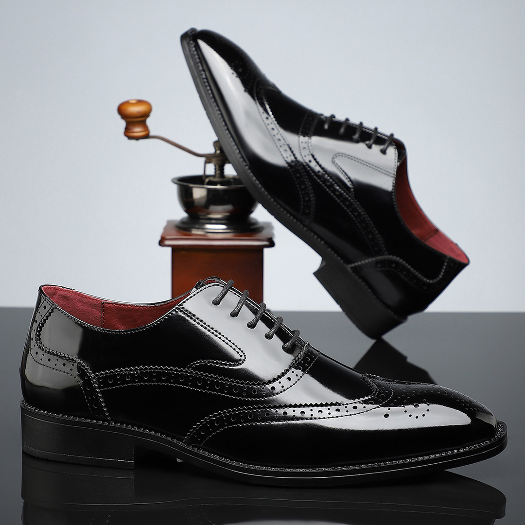 Men’s Leather Brogue Oxford Shoes