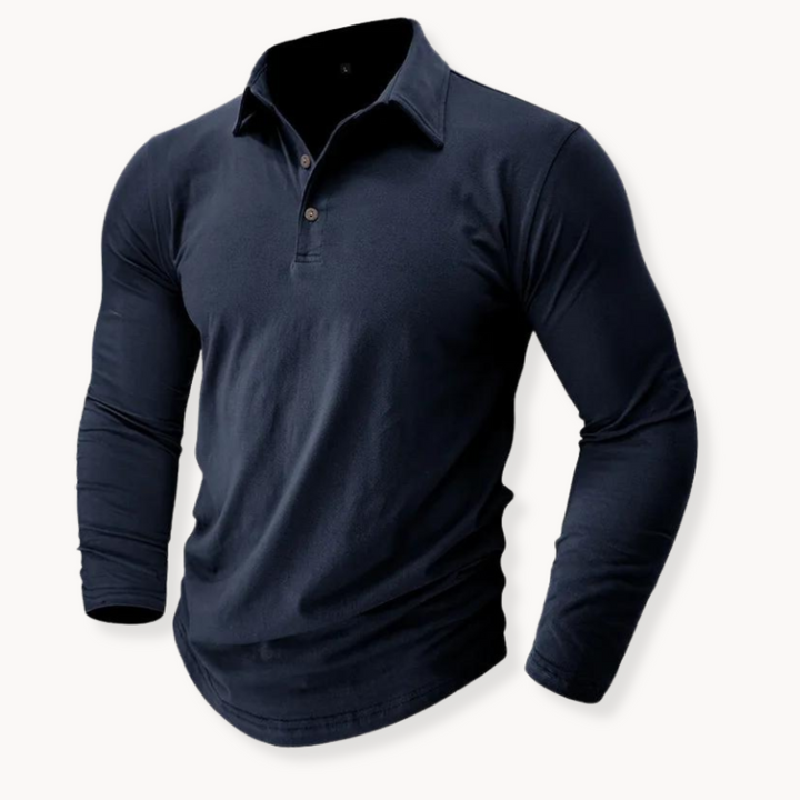 Men’s Long-Sleeve Polo Shirt