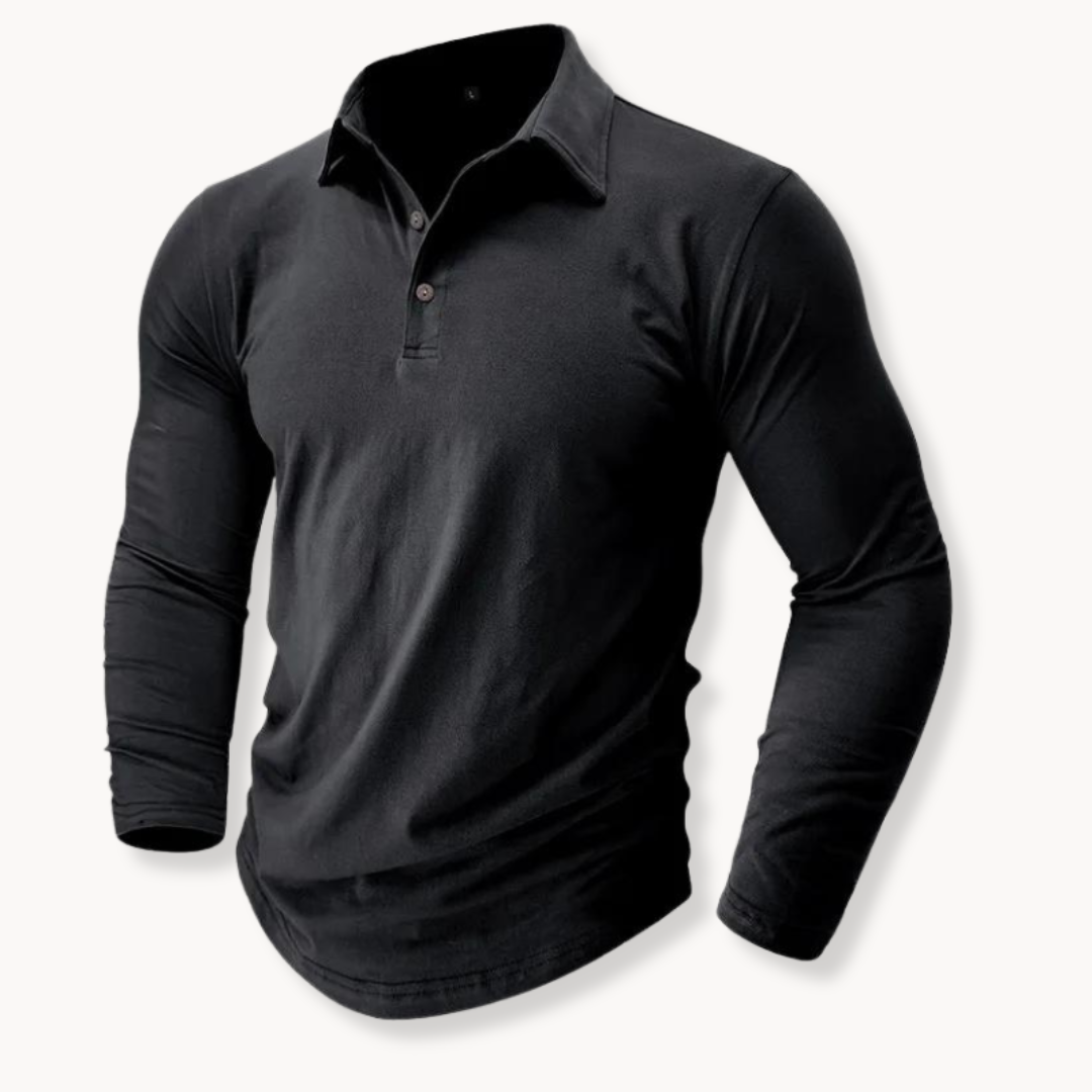Men’s Long-Sleeve Polo Shirt