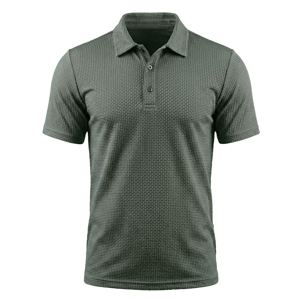 Men’s Silk Short-Sleeve Polo Shirt