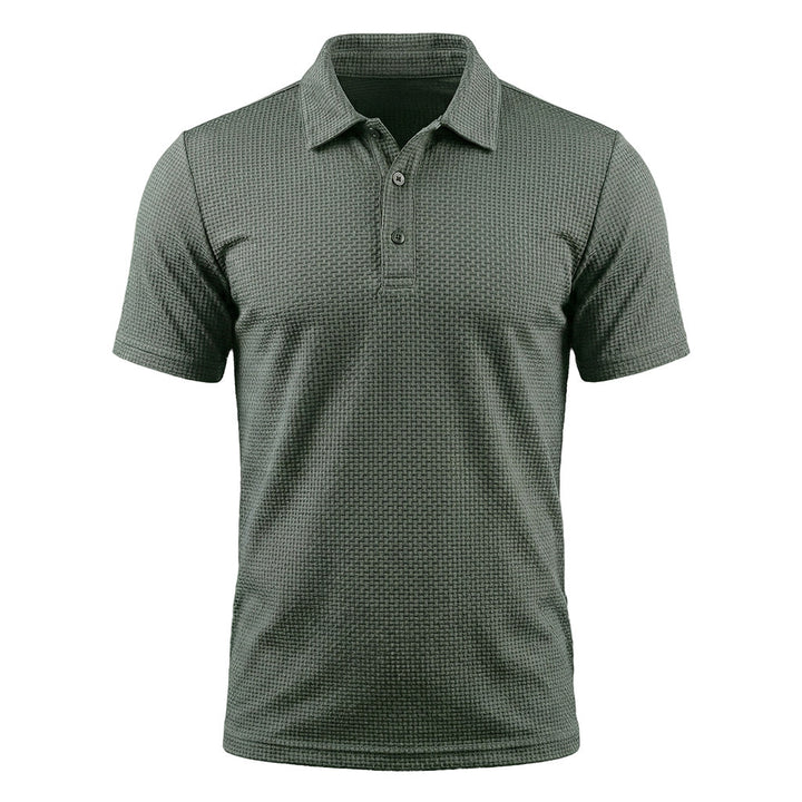 Men’s Silk Short-Sleeve Polo Shirt