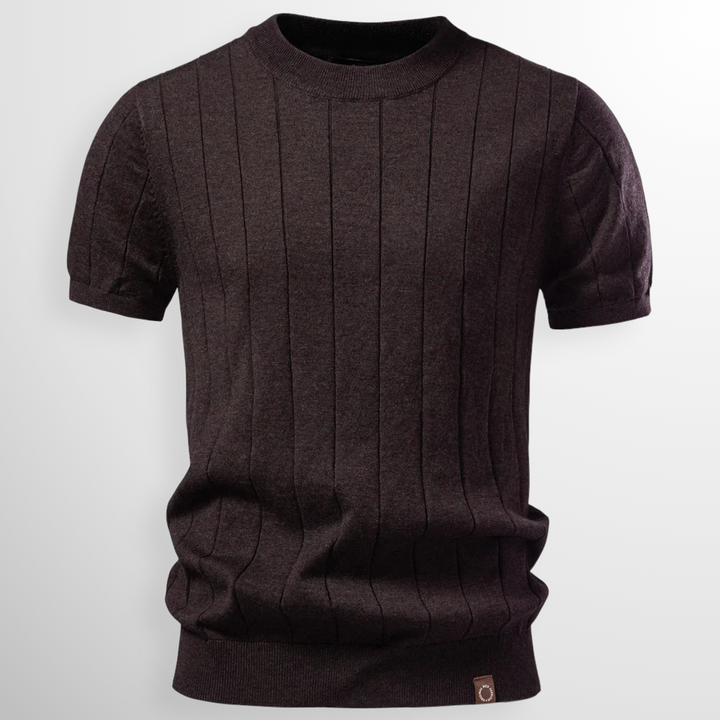 Men’s Ribbed Short-Sleeve T-Shirt