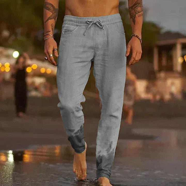 Men’s Lightweight Linen Joggers