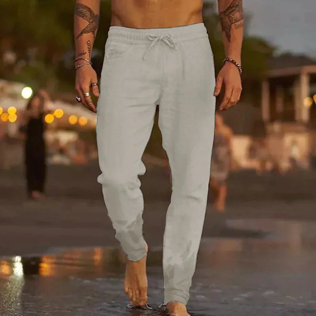 Men’s Lightweight Linen Joggers