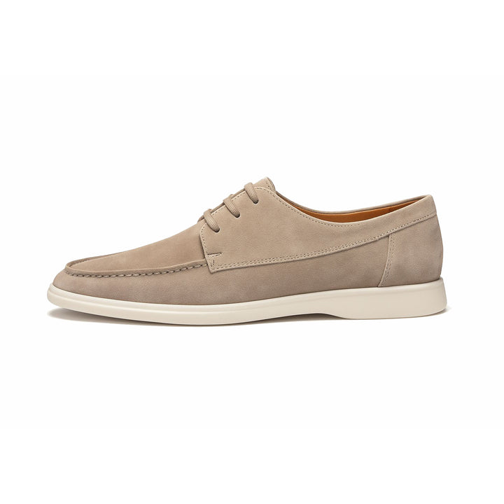 Men’s Beige Suede Loafers - Saverio