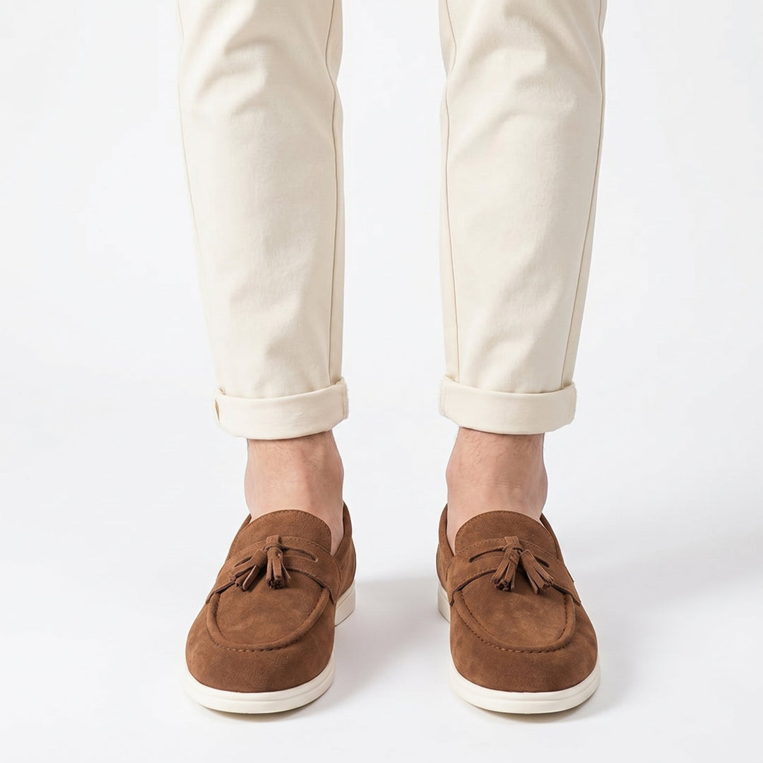 Men’s Brown Suede Loafers - Emiliano