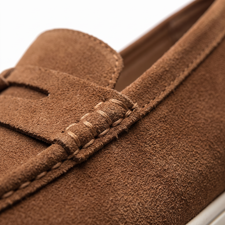 Men’s Brown Suede Loafers - Emiliano